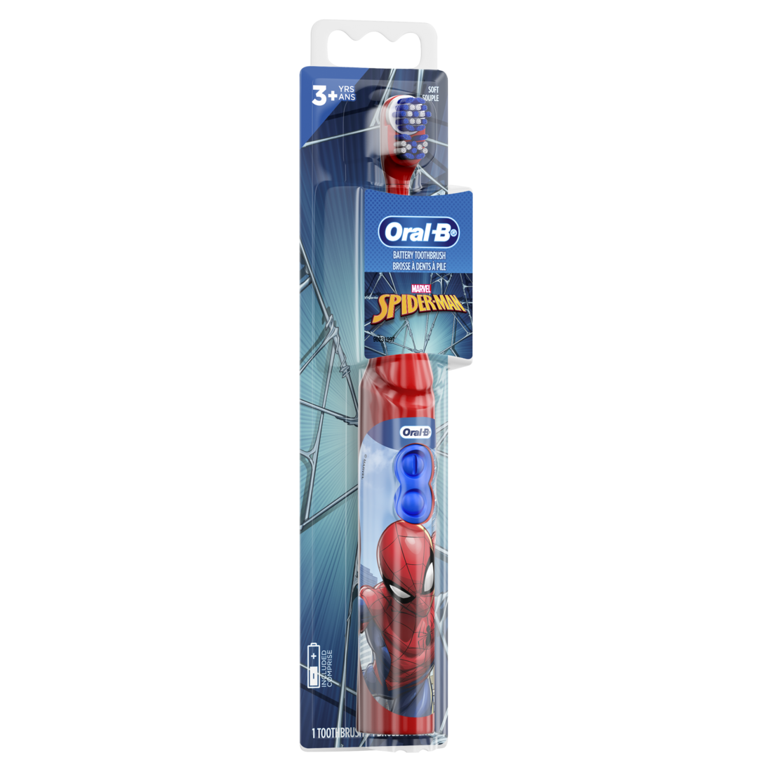 Oral-B Kids Battery Toothbrush Featuring Marvels Spiderman